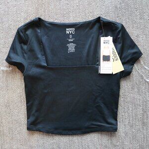 Madden NYC Square Neck Cropped Top Womens Juniors XS NWT
